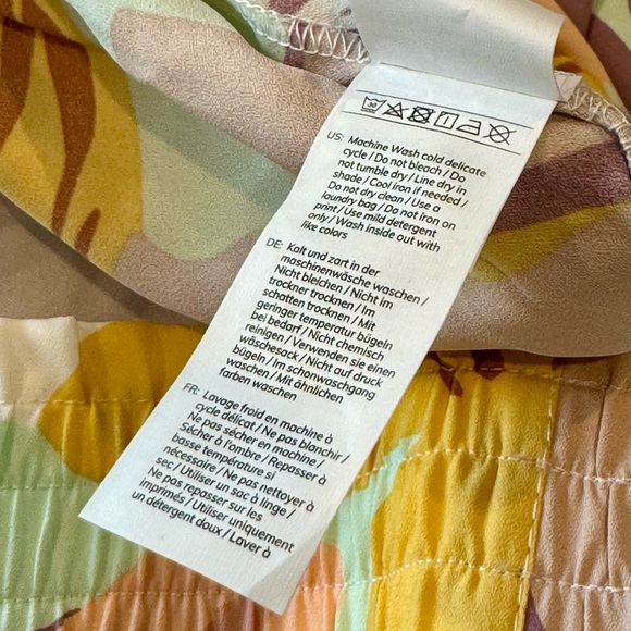 Liliana Leafy Elastic Waisted Pants Sz S NWOT - Picture 6 of 7